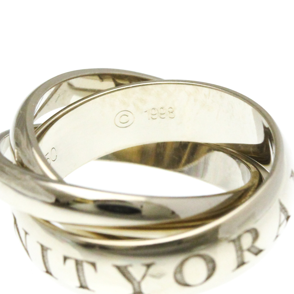Cartier Authentic 18k Silver Trinity Ring - image 2